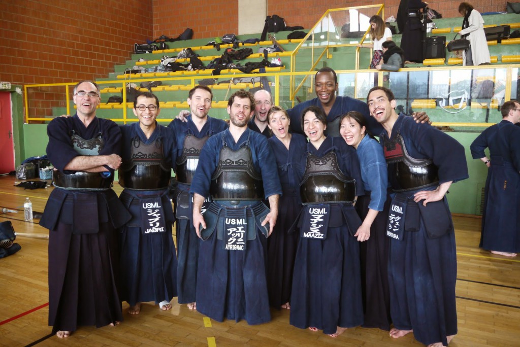 équipe de kendo du club usml
