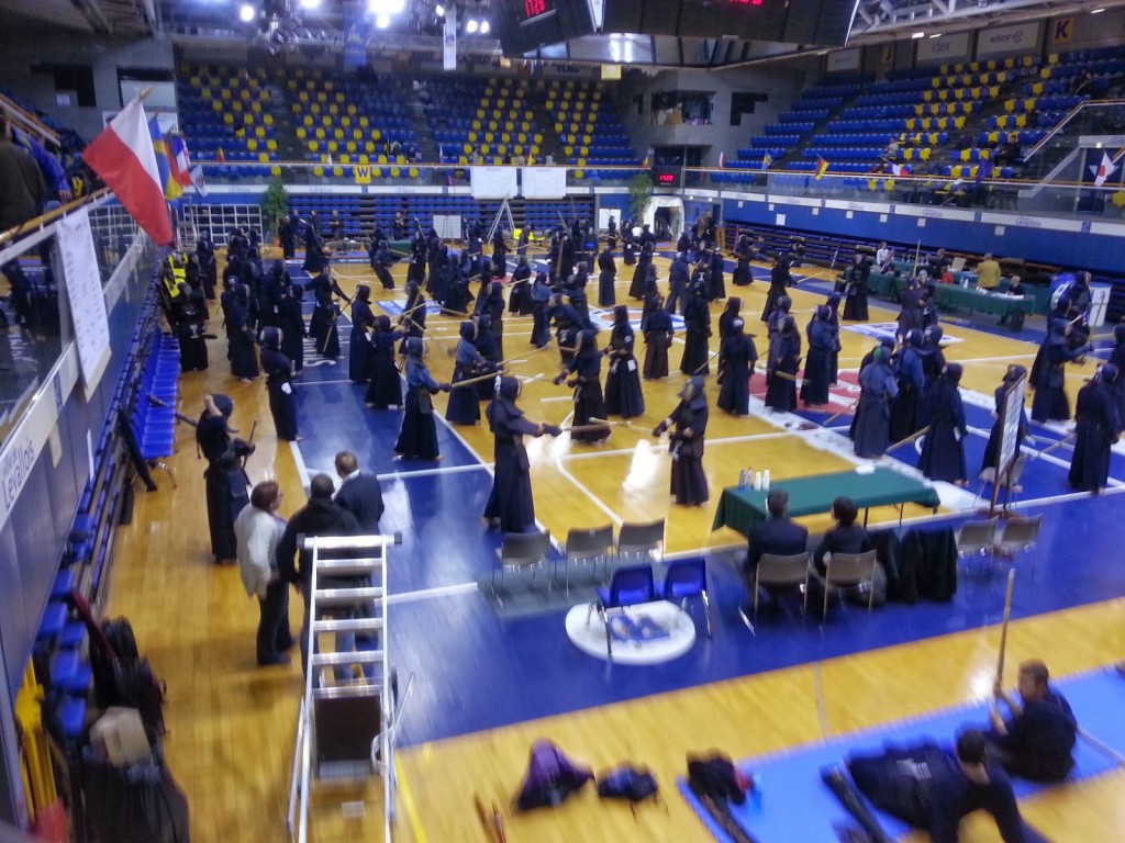 Palais des Sports Marcel Cerdan de Levallois, compétition de kendo