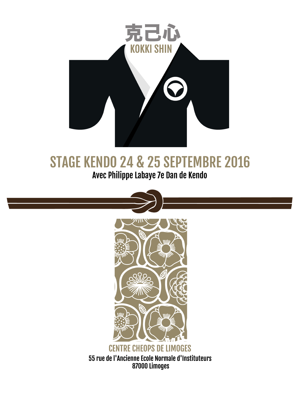 kendo stage limoges 24 - 25 septembre 2016